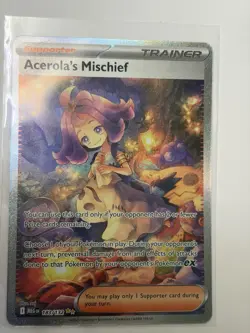 Pokemon Acerola's Mischief 183/132 Me01: Mega Evolution Illustration Rare Holo - Image 1