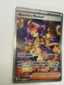 Pokemon Acerola's Mischief 183/132 Me01: Mega Evolution Illustration Rare Holo - Image 2