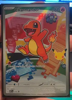 Charmander 038 Promo Holo NM Pokemon Card ME Mega Evolution Promo - Image 1
