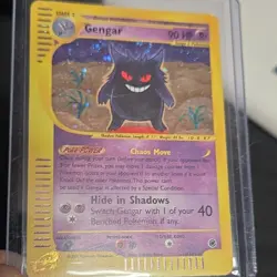 Pokemon Gengar 013/165 Expedition Base Set Holo Rare 90 HP Hide in Shadows - Image 1