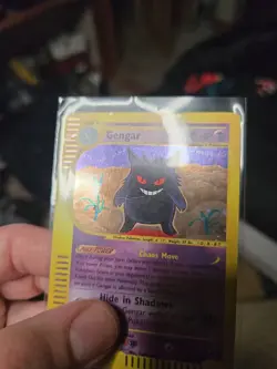 Pokemon Gengar 013/165 Expedition Base Set Holo Rare 90 HP Hide in Shadows - Image 2