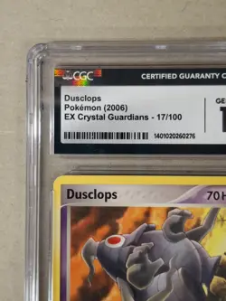 Dusclops 17/100 -EX Crystal Guardians CGC GEM MINT 10- Pokemon TCG 2006 Vintage - Image 2