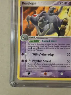 Dusclops 17/100 -EX Crystal Guardians CGC GEM MINT 10- Pokemon TCG 2006 Vintage - Image 5