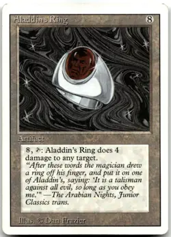 MTG Aladdin's Ring R Revised Edition LP - Image 1