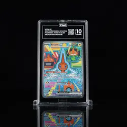2025 POKEMON PFL EN-PHANTASMAL FLAMES SPECIAL ILLUSTRATION RARE ROTOM EX TAG 10 - Image 1