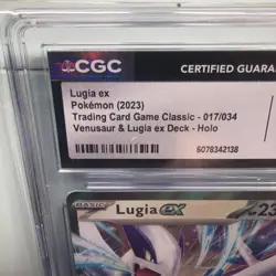 The Pokemon Company 2023 Lugia ex 017/034 Holo English CGC 8.5 Graded - Image 4