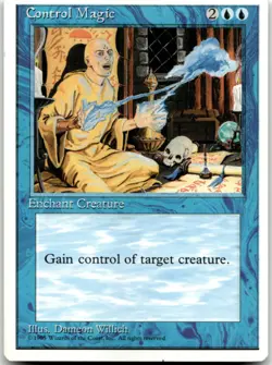 MTG Control Magic U Fourth Edition LP - Image 1