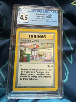 Pokemon Center #40 Black Star Promo CGC 4.5 New York Pokemon Center Opening 2000 - Image 1