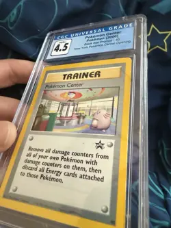 Pokemon Center #40 Black Star Promo CGC 4.5 New York Pokemon Center Opening 2000 - Image 2