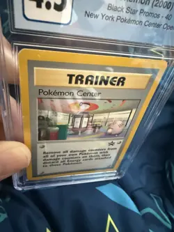 Pokemon Center #40 Black Star Promo CGC 4.5 New York Pokemon Center Opening 2000 - Image 3