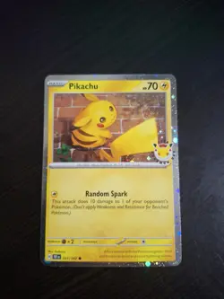 💫 Swirl💫 Stamped 30th Anniversary Pokemon Day 2026 Pikachu 051/162 Near MInt - Image 1