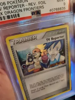 Pokemon Tv Reporter Reverse Holo Psa9 - ex Dragon Frontiers PSA BGS CGC - Image 3