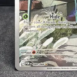 Pokemon Perfect Order Spewpa 89/88 Illustration Rare TCG NM - Image 3