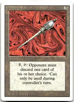 MTG Disrupting Scepter R Revised Edition LP - Image 1