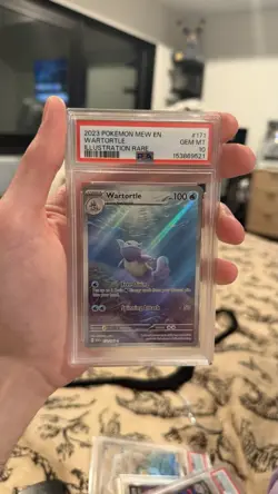 Pokemon Wartortle Sv: Scarlet & Violet 151 Illustration Rare Holo 171/165 PSA 10 - Image 1