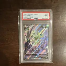 Pokemon Celebi V 245/264 Fusion Strike Full Art Ultra Rare PSA 10 190 HP - Image 1