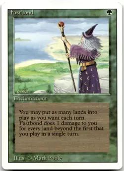 MTG Fastbond R Unlimited Edition LP - Image 1