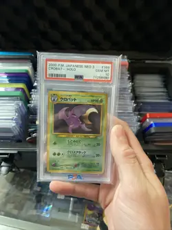 Crobat Pokemon 2000 Holo Neo 3 Revelation Japanese 169 PSA 10 - Image 1
