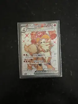 Arcanine ex 224/198 Ultra Rare Scarlet & Violet Pokemon Near Mint - Image 5