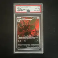 2023 Pokemon Scizor IR 205/197 Obsidian Flames PSA 8 NM-MT Holo - Image 1