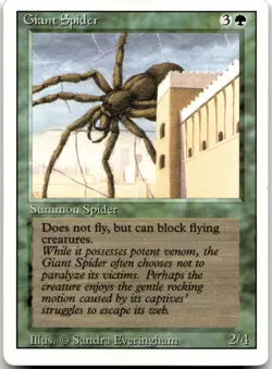 MTG Giant Spider C Unlimited Edition LP - Image 1
