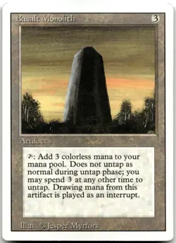 MTG Basalt Monolith U Revised Edition LP - Image 1