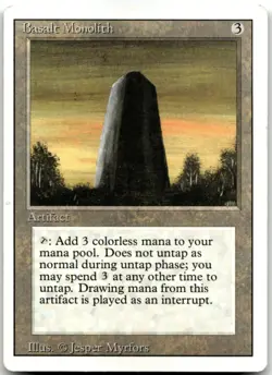 MTG Basalt Monolith U Revised Edition LP - Image 1
