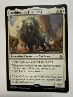 x1 Arahbo, the First Fang R MTG Foundations M/NM, English - Image 1