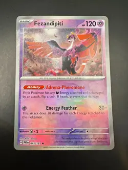 Fezandipiti Master Ball 045/131 Holo Prismatic Evolutions Pokemon TCG - Image 1