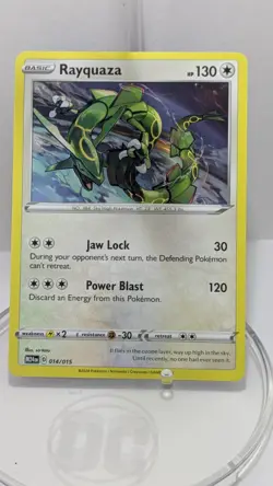 Pokemon TCG Rayquaza Swsh029 Holo Black Star Promo NM - Image 1
