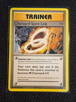 Pokemon TCG Charizard Spirit Link 75/108 Uncommon XY - Evolutions - Image 1