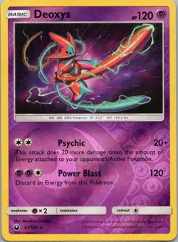 Pokemon TCG Deoxys 67/168 Celestial Storm Rev Holo LP - Image 1