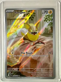 Pokemon Yamper 099/094 Me02: Phantasmal Flames Basic Illus Rare Holo - Image 1