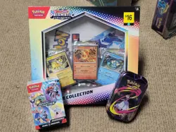 Pokemon TCG Sealed Lot Prismatic Evolutions Journey Together Mega Evolutions - Image 1