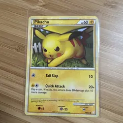 Pokemon Pikachu 78/123 HeartGold SoulSilver NEAR MINT Non Holo - Image 1