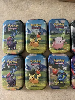 Pokemon Mini tins Empty - Image 2