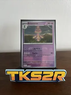 Pokemon - Beheeyem 041/086 Master Ball Reverse Holo - Black Bolt - Image 1
