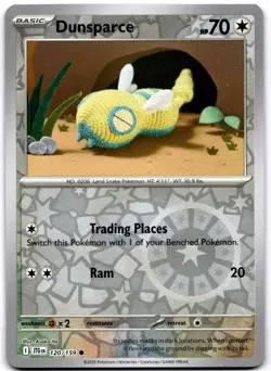 Dunsparce Reverse Holo Common SV09: Journey Together 120/159 NM Pokemon - Image 1