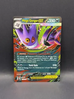 Mega Gengar ex 056/094 DOUBLE RARE HOLO Phantasmal Flames Me02 Pokemon English - Image 1