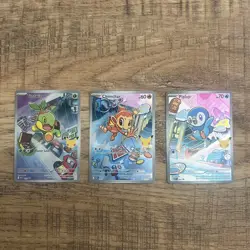Pokemon First Partner Illustration Collection - Turtwig-Chimchar-Piplup NM/MINT - Image 1