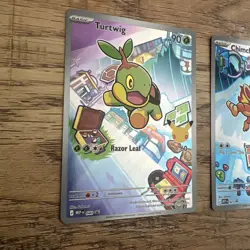 Pokemon First Partner Illustration Collection - Turtwig-Chimchar-Piplup NM/MINT - Image 2