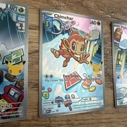 Pokemon First Partner Illustration Collection - Turtwig-Chimchar-Piplup NM/MINT - Image 3