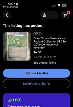 Floral Crown Generations Radiant Collection #RC26 Pokemon✨🔥SHIPS FAST💨LP - Image 2