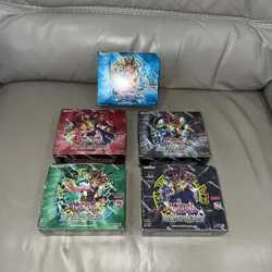 YuGiOh! 5x Booster Box Bundle 25th Anniversary - LOB, PSV, MRD, IOC, SRL Sealed - Image 2