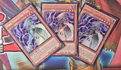Yu-Gi-Oh! 3x Snoww, Unlight of Dark World LCJW-EN248 1st Edition Secret Rare - Image 1