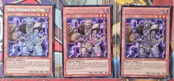 Yu-Gi-Oh! TCG 3x Broww, Huntsman of Dark World LCJW-EN243 1st Ed Secret Rare - Image 2