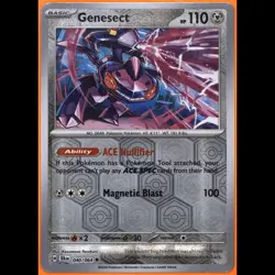 TAG 9.0 MINT Genesect 2024 Pokemon Pokemon Scarlet & Violet #040 - Image 3