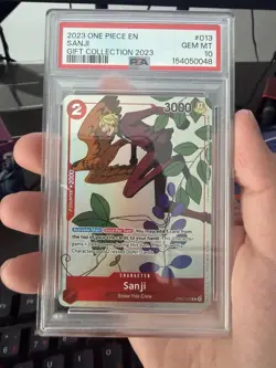 One Piece CCG Sanji Gift Collection 2023 PSA 10 - Image 1