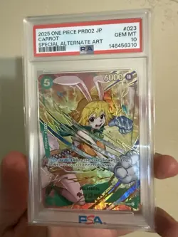 2025 ONE PIECE PRB-02 CARROT SP PSA 10 Japanese - Image 2