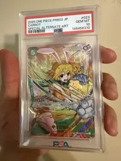 2025 ONE PIECE PRB-02 CARROT SP PSA 10 Japanese - Image 3